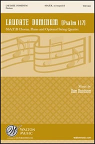 Laudate Dominum SSATB choral sheet music cover Thumbnail